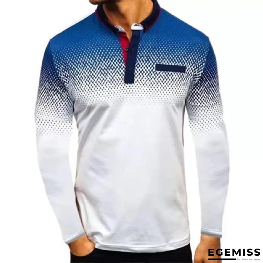 Men Print Lapel Casual Fashion Slim  Personality Cool Shirt | EGEMISS