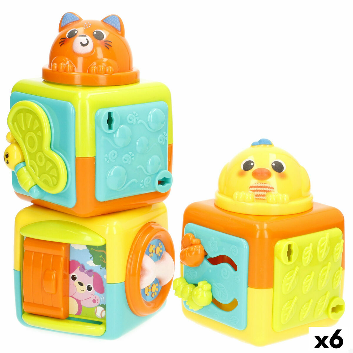 Stacking Blocks Winfun 8,5 X 25 X 8,5 CM (6 Units)