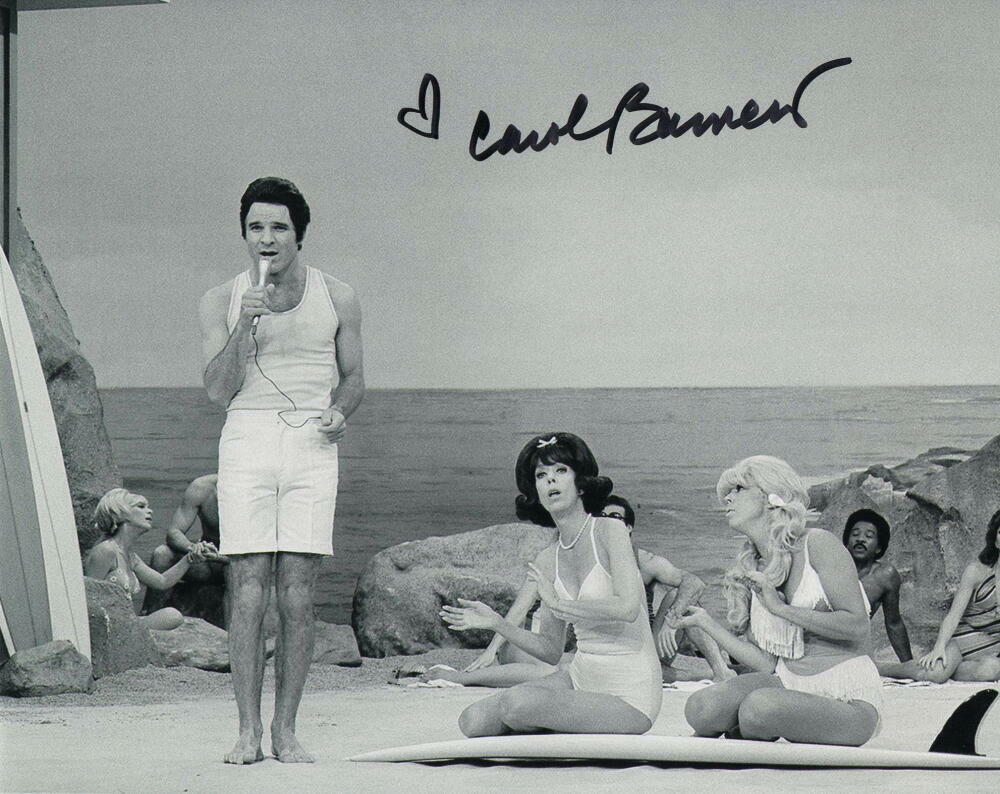 CAROL BURNETT SIGNED AUTOGRAPH 8X10 Photo Poster painting - W/ STEVE MARTIN, COMEDY ICONS! RARE