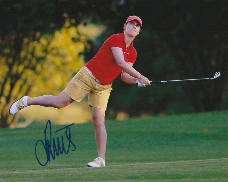 KARINE ICHER SIGNED LPGA GOLF 8x10 Photo Poster painting #2 Autograph PROOF