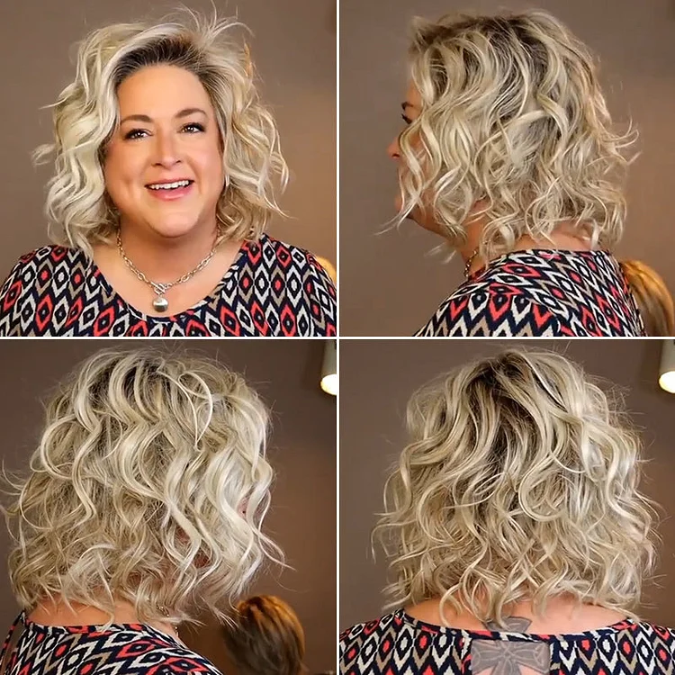 Solve The Problem Of Hair Loss - Natural Soft Wavy Medium Wigs