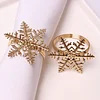Golden Snowflake Event Catering Napkin Ring