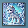 Cartoon Einhorn 5d DIY Diamant Kunst Malerei Kits Teilbohrer Edelstein Kunst 30x30cm