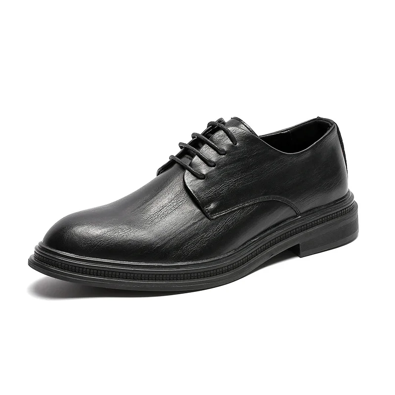 Colourp Colourp Men's Plus-Size Leather Shoes 45 46 Business Dress Men's Shoes Trend Pointed Wedding Shoes Groom's Shoes Korean Men's Shoes