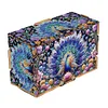 Diamond Painting Tissue Box Kits Decorative Rhinestone Craft Kit (Peacock)