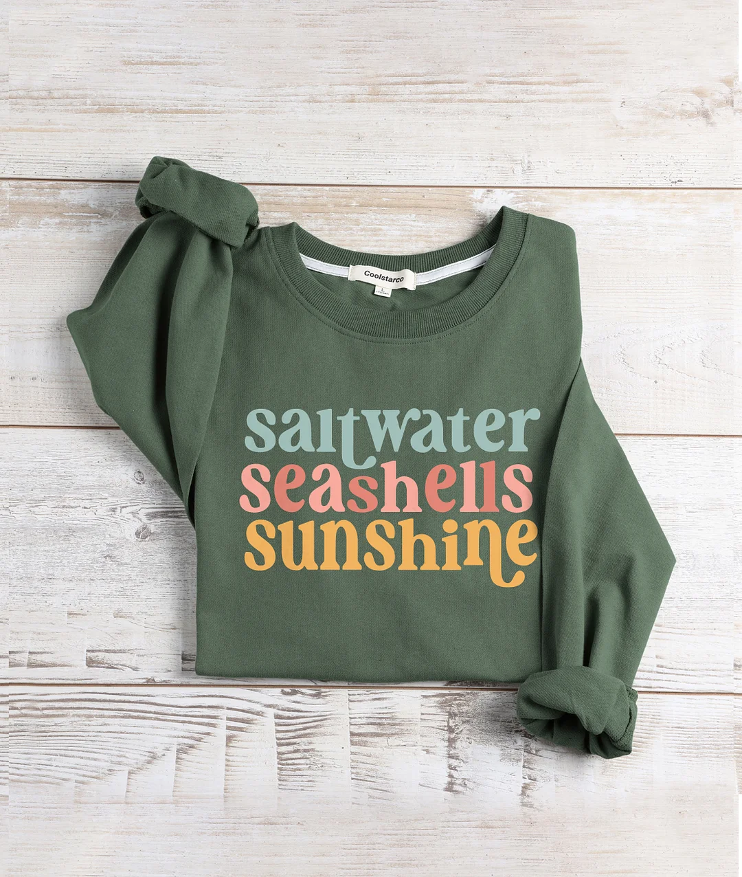 Saltwater Seashells Sunshine Sweatshirt