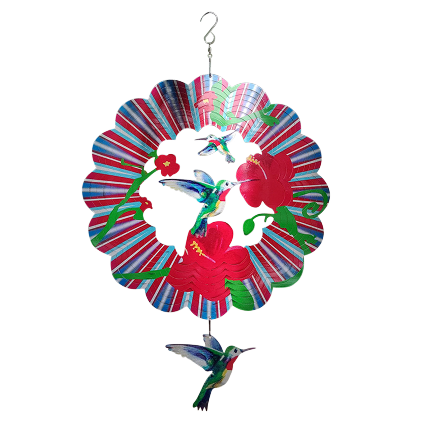 

Kinetic 3D Bird Outdoor Garden Decor Wind Spinner 12 inches Hanging Crafts, 501 Original