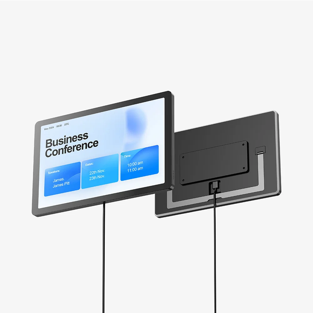 POE RFID Android Tablet 10.95 inch RK3566 1920x1200 IPS Wall Panel Table Stand Touch Screen for Conference Room Scheduling
