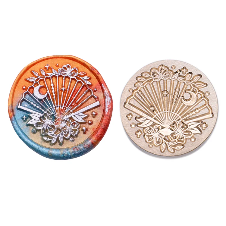 Diy Fire Lacquer Round Sealing Wax Stamp Head 25Mm gbfke