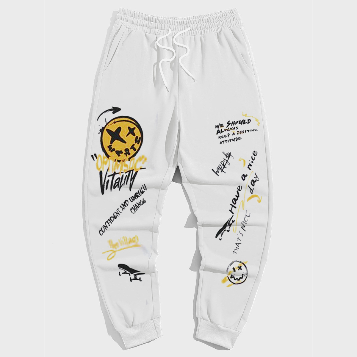 Street Style Plus Size Men's Casual Vintage Trousers
