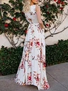 Split-Front Lace-Up Sleeveless Maxi Dresses