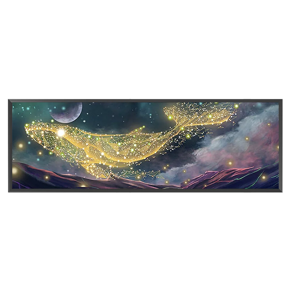 11CT Full Counted Cross Stitch - Flower Books(Canvas|30*80CM) - Eco-Friendly Cotton Thread