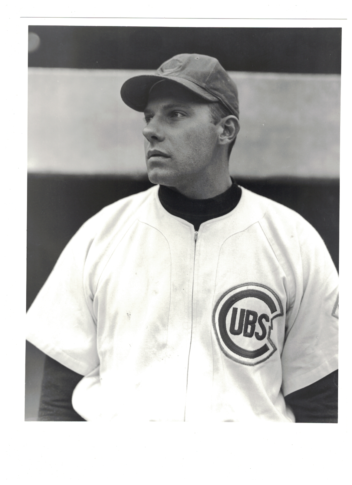 Leon Brinkopf Chicago Cubs Vintage 8x10 George Brace Photo Poster painting RH