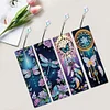 (US Local)4Pcs Special Shape Dream Catcher Butterfly 5D DIY Diamond Painting Bookmark