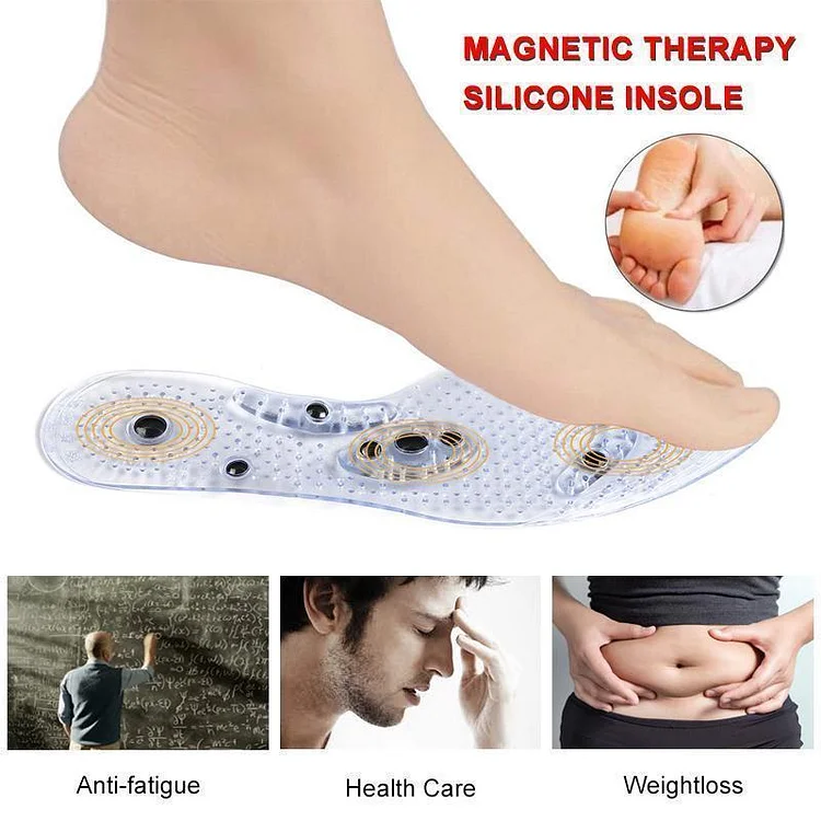 Acupressure Magnetic Massage Foot Therapy Reflexology Shoe Insoles | 168DEAL