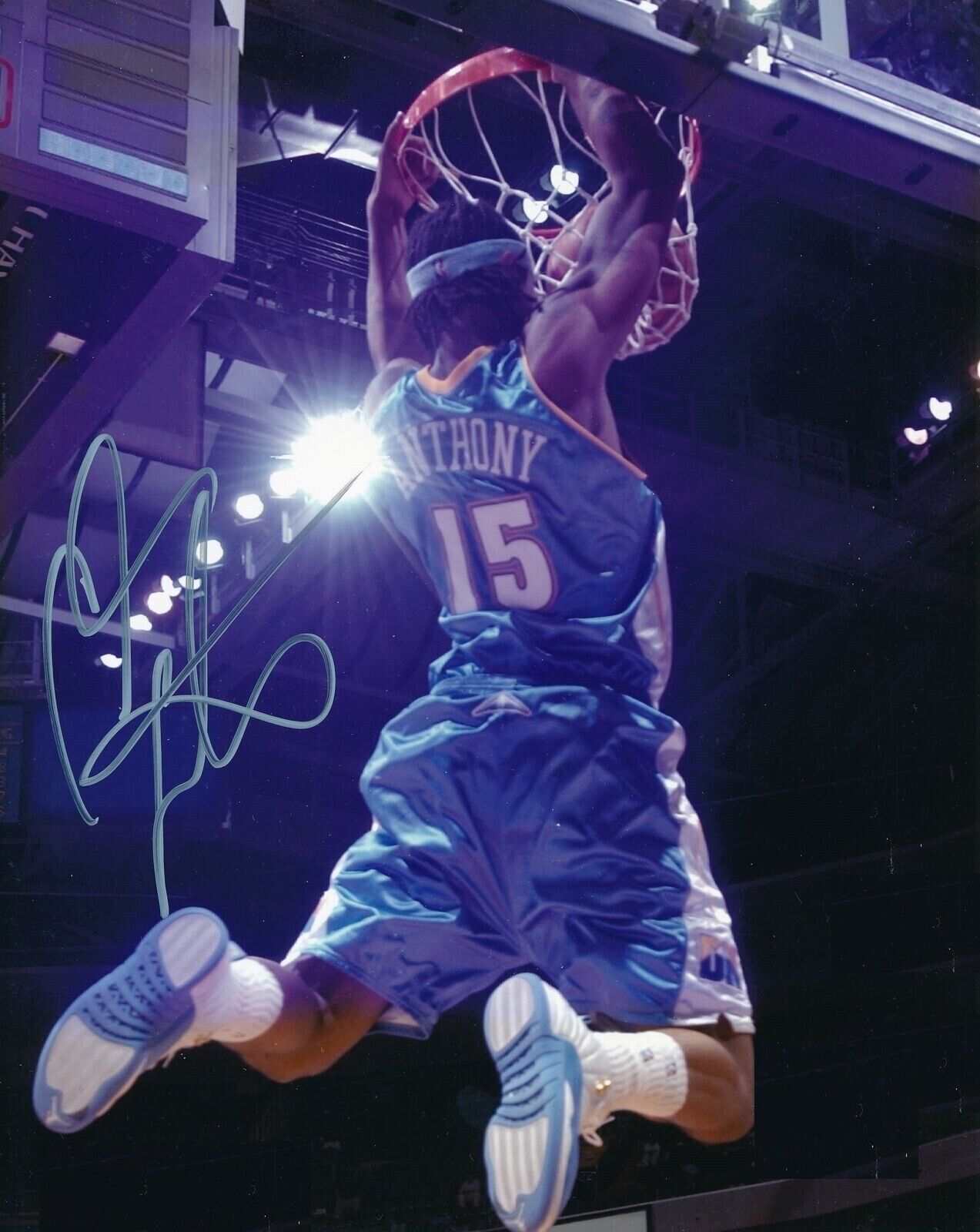 Carmelo Anthony Autographed Signed 8x10 Photo Poster painting ( Nuggets ) REPRINT