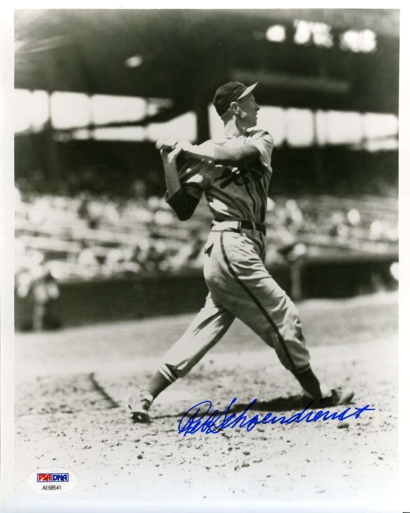 Red Schoendienst Psa Dna Coa Autograph 8x10 Photo Poster painting Hand Signed Authentic