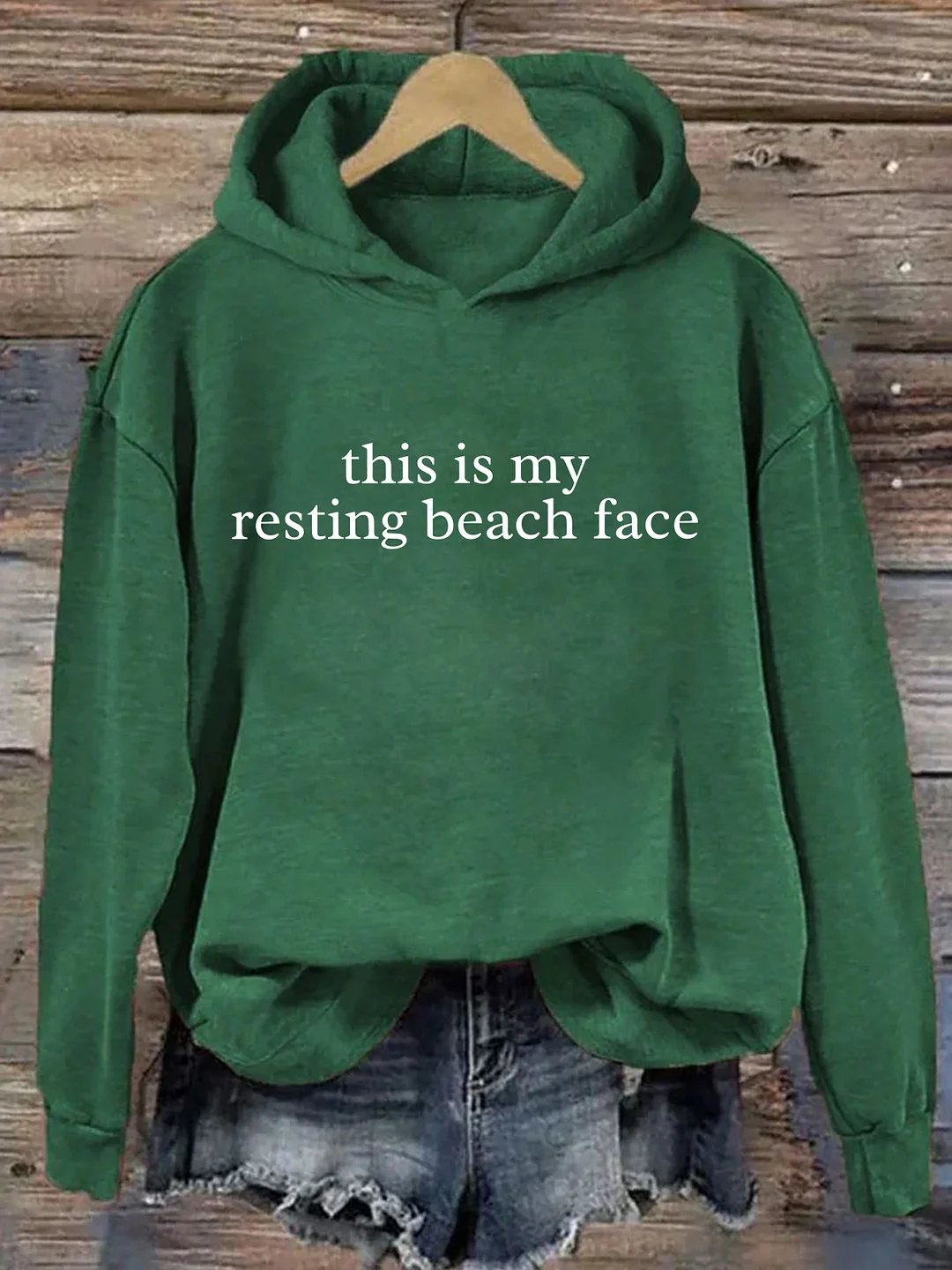 This Is My Resting Beach Face Hoodie