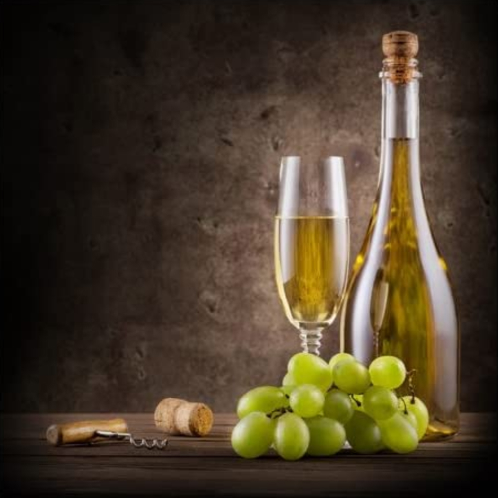 

30*30CM - Round Drill Diamond Painting - Wine Glass, 501 Original