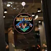 Hot Stick Muscle Car - Round Wooden Signs - 30*30cm