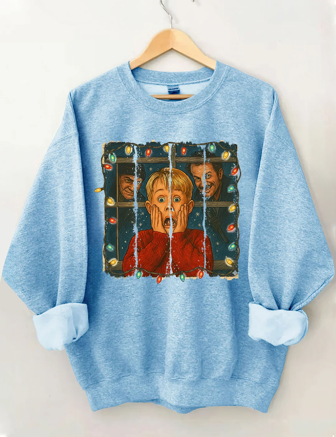 Retro Christmas Characters Sweatshirt