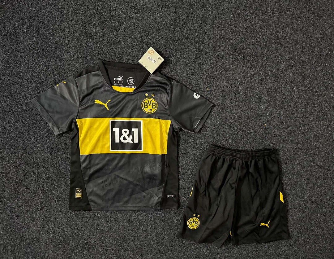24/25 Dortmund Away Kids Kit Football jersey THia Quality