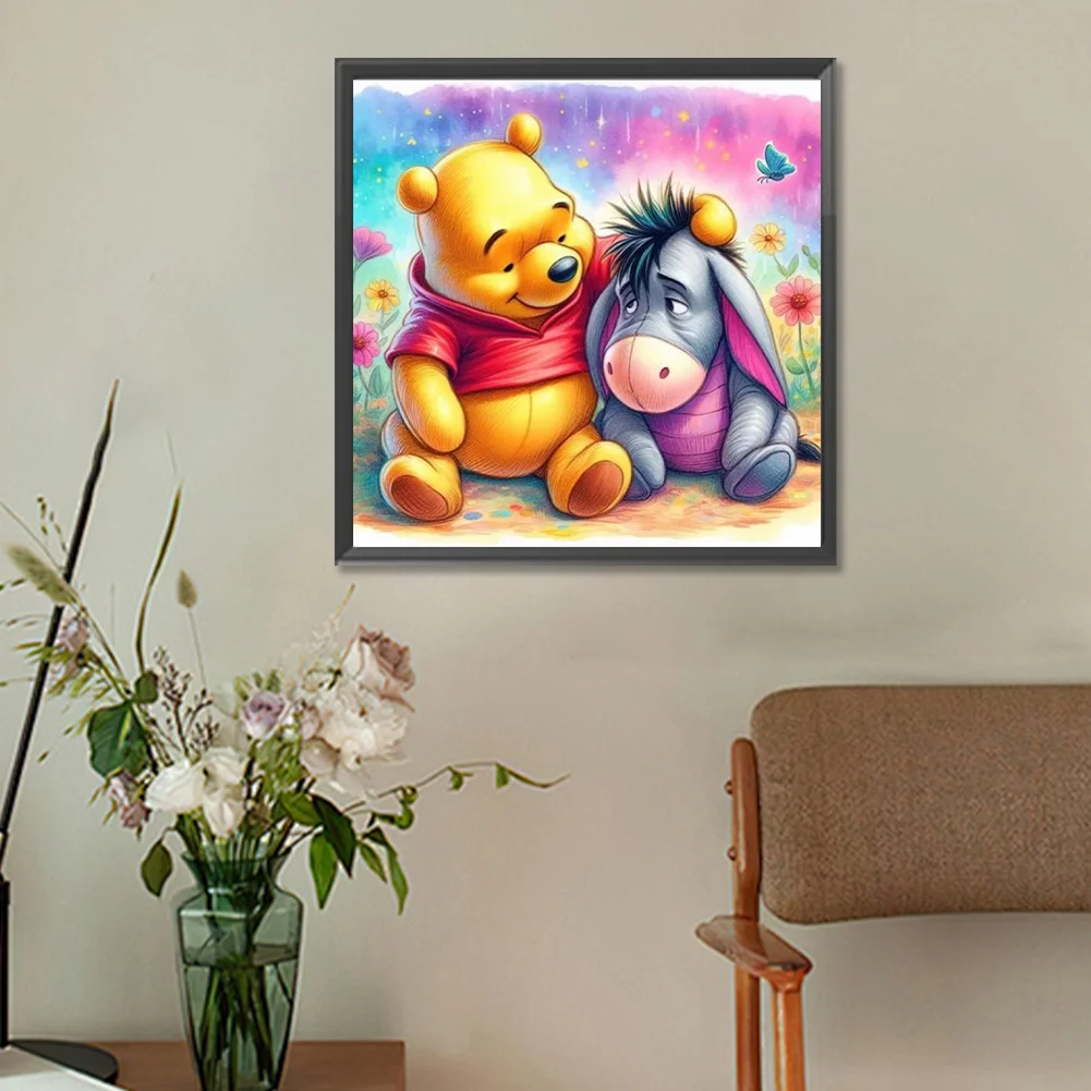 Diamond Painting - Full Round Drill - Winnie the Pooh(Canvas|30*30cm)