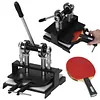 [US Local Warehouse] Table Tennis Racket Rubber Cutting Machine Precision Table Tennis Rubber Cutter Double Roller Bearing Design with 8mm Thickness Base Plate Effortless Edge Trimming Pasting for Ping Pong Bat
