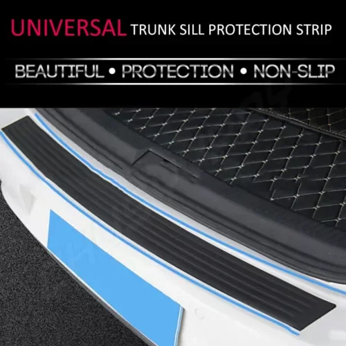 Dronehint Parts Rubber Sheet Car Rear Guard Bumper 4D Stickers Panel Protector Accessories (For: Acura) Parts