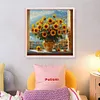 Sunflower Vase-11CT Stamped Cross Stitch 40*40cm/15.75*15.75in tapestrymarket
