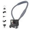 Mobile Phone Magnetic Hanging Neck Holder Riding Fixed Quick Release Mobile Phone Hanging Neck Holder, Camera POV Selfie Video Vlog Body Connection Accessories