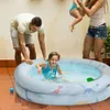 Inflatable Swimming Pool Baby  Outdoor Paddling Pool (Beige 90cm diameter)