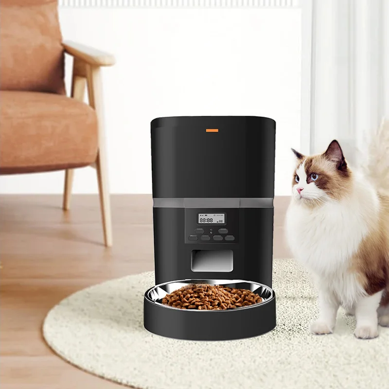 Exclusive Large Automatic Dog Cat Time Pet Food Feeder Dispenser