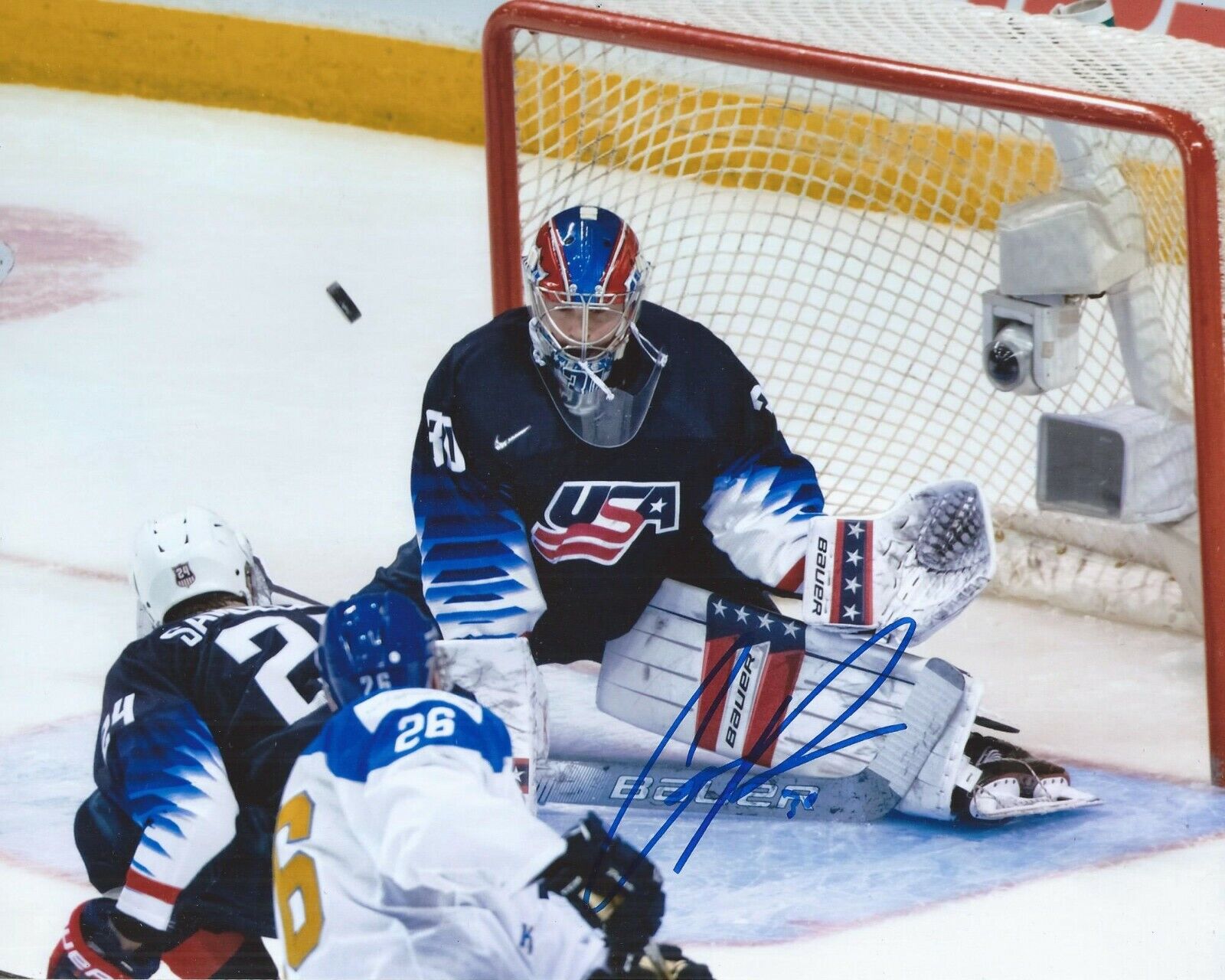 Cayden Primeau Signed 8x10 Photo Poster painting Team USA World Juniors Autographed COA B