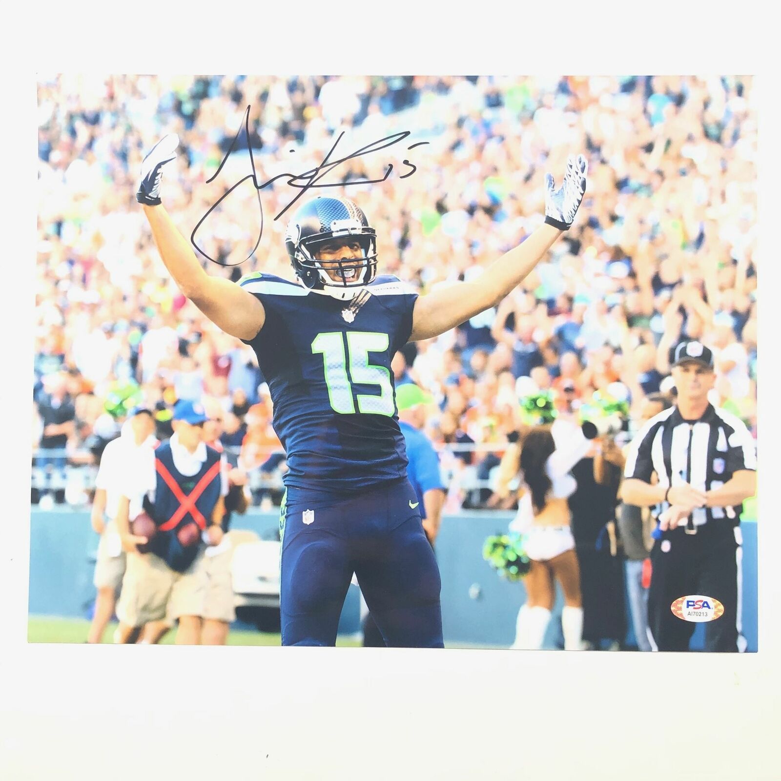 Jermaine Kearse signed 11x14 Photo Poster painting PSA/DNA Seattle Seahawks Autographed