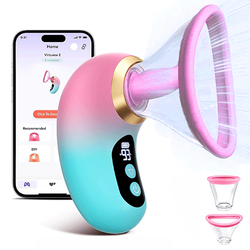 Dorelle Tongue Vibrator Suction App Control With Lcd Display By Rose Toy