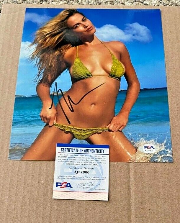 HAILEY CLAUSON SIGNED S.I. SWIMSUIT MODEL 8X10 Photo Poster painting PSA/DNA CERTIFIED