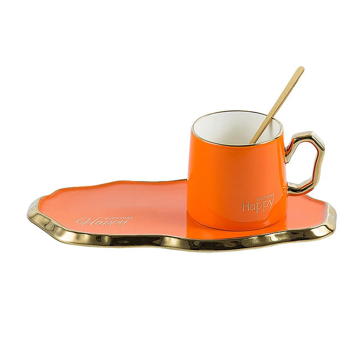 Selected Premium Ceramic Coffee Cup & Saucer Set