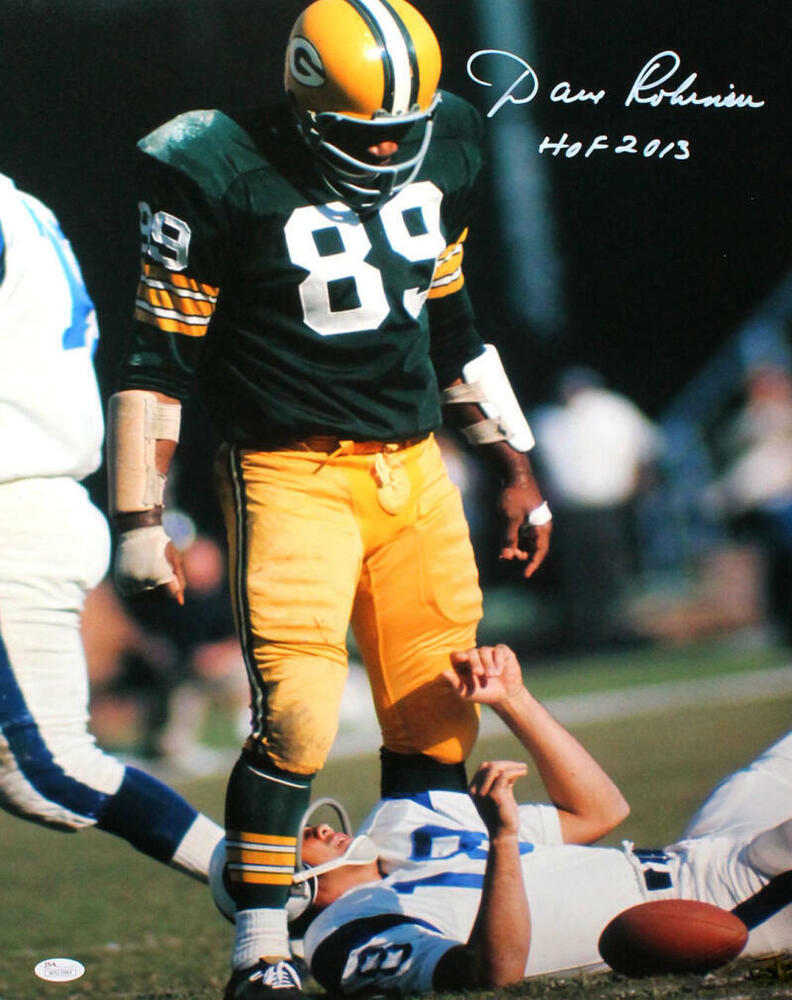 Dave Robinson Autographed 16x20 Standing Over Player Photo Poster painting- JSA W Auth *White