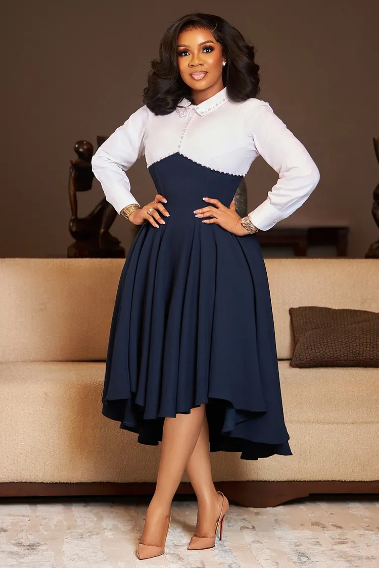 pearl sleeve midi dress Pearl Midi Dress