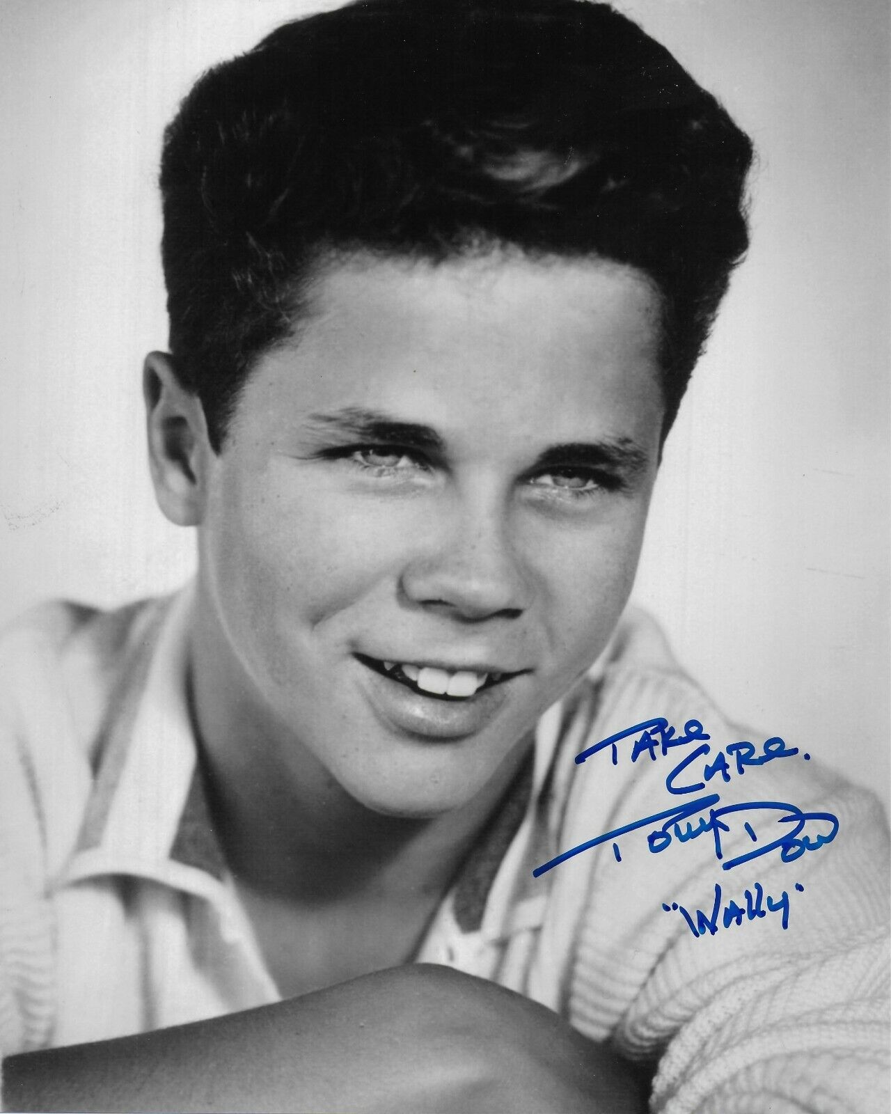 Tony Dow Leave it to Beaver Original Autographed 8X10 Photo Poster painting #10 signed @HShow