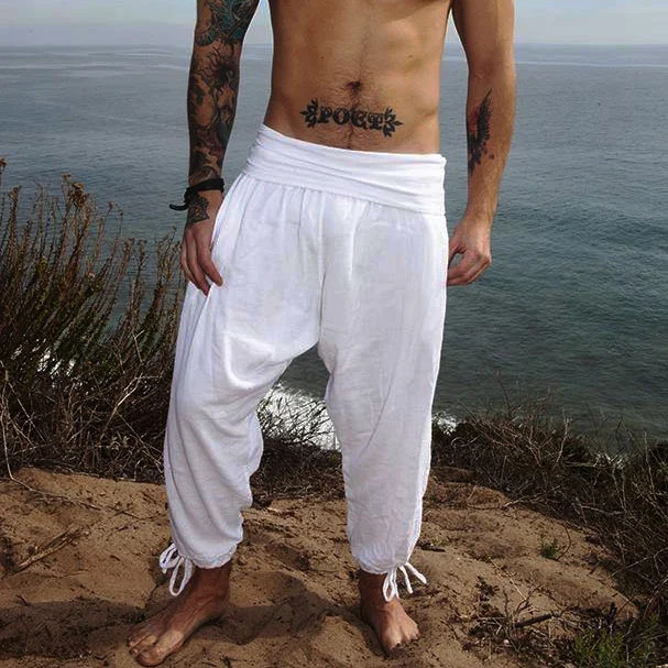 Linen Yoga Pants-inspireuse