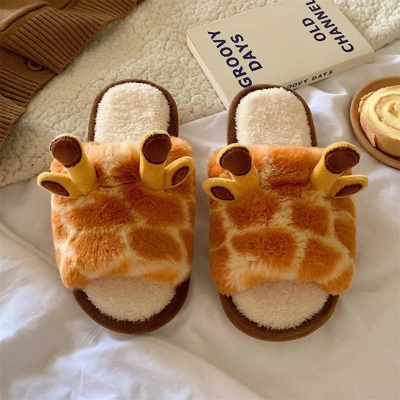 Fluffy Slippers-Cervus nippon