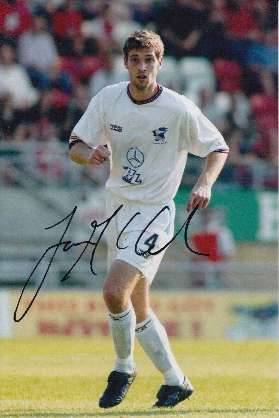 Jamie McCombe Hand Signed 9x6 Photo Poster painting - Scunthorpe United - Football Autograph.