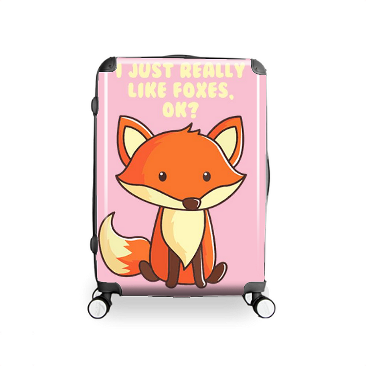 I Just Really Like Foxes Ok, Fox Hardside Luggage