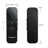 Language Translator Bidirectional Interpretation Tool Rechargeable Real-Time Translation Machine Supports 144 Languages Portable Intelligent Translators for Learning Travel Businesses