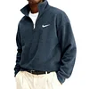 Men's Casual Warm Half-Zip Wool Sweater