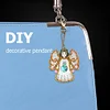 5pcs DIY Full Drill Special Shaped Diamond Painting Angel Fashion Keyring