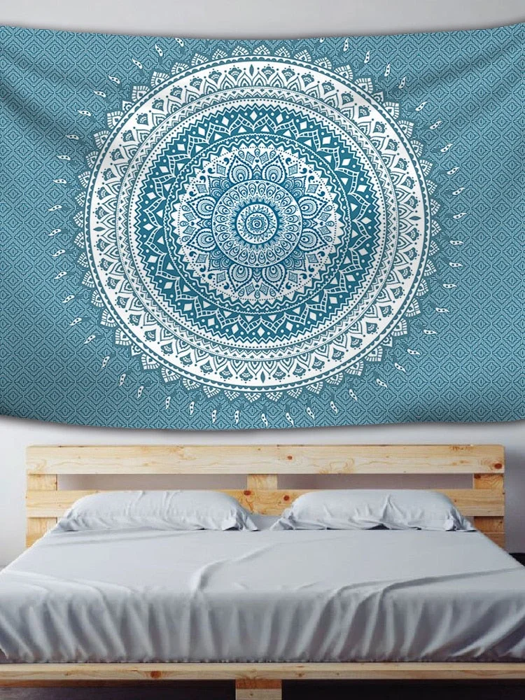 Indian Mandala Tapestry Wall Hanging Sandy Beach Throw Rug Blanket Camping Tent Travel Mattress Bohemian Sleeping Pad Tapestry