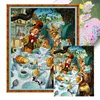 【Limited Stock Sale】Fairytale Dining Table-11CT Stamped Cross Stitch 50*60cm/19.69*23.62in (Big Size) tapestrymarket